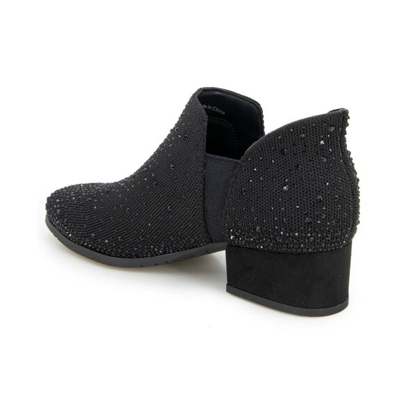 Kenneth Cole Reaction Women's Side Ez Knit Slip-on Booties - Picture 2 of 3